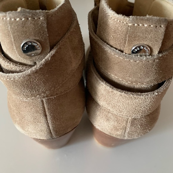 rag & bone Tan Suede Ankle Booties - Picture 7 of 15